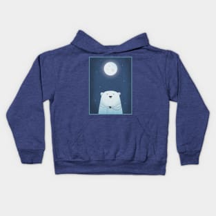 Good Night Light Polar Bear Kids Hoodie